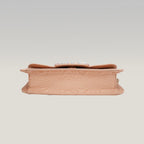 Valentino LOCÒ – borsa a mano / a spalla in pelle color rosa cannella