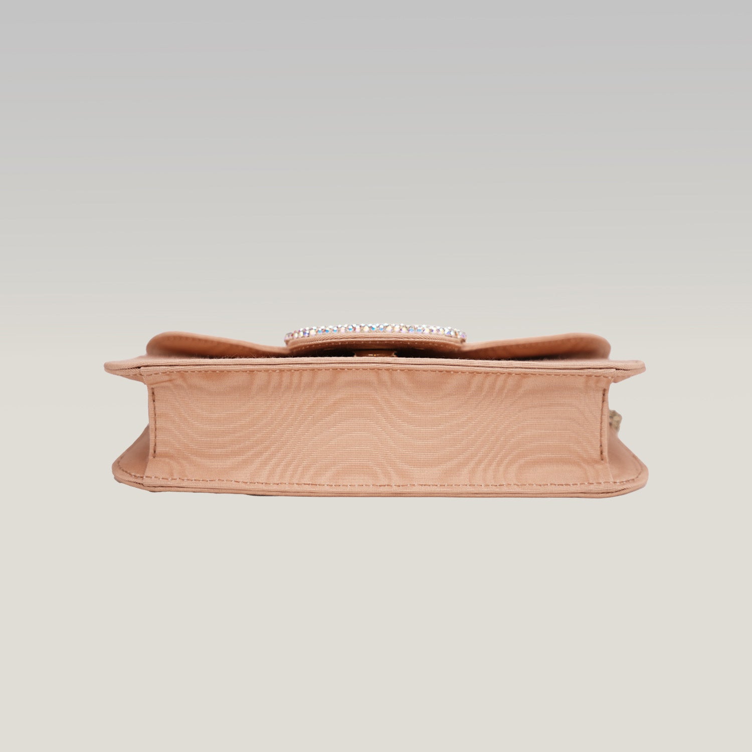 Valentino LOCÒ – borsa a mano / a spalla in pelle color rosa cannella