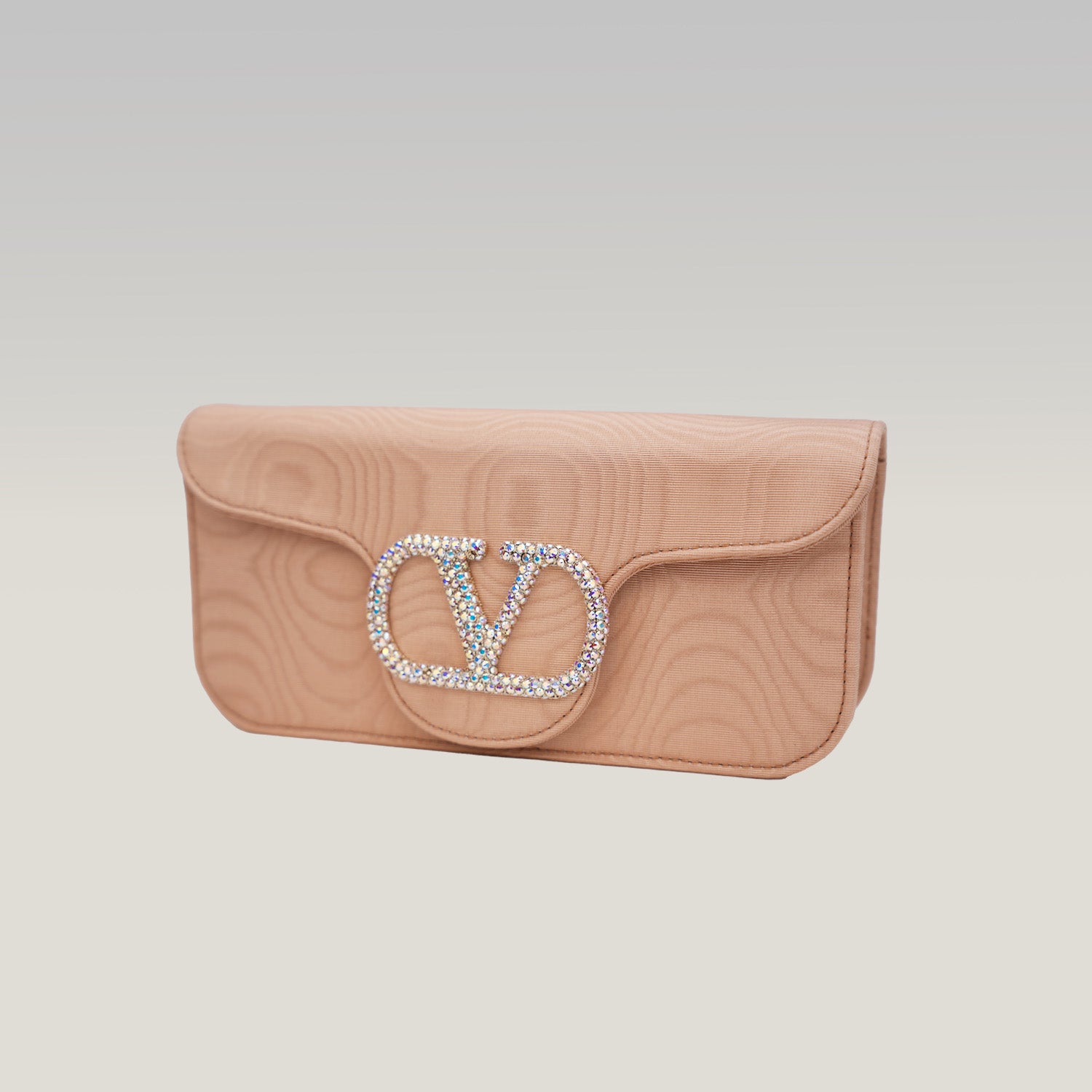Valentino LOCÒ – borsa a mano / a spalla in pelle color rosa cannella