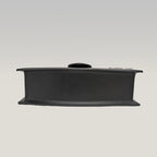 Jacquemus Il Grande Bambino nero con logo argento