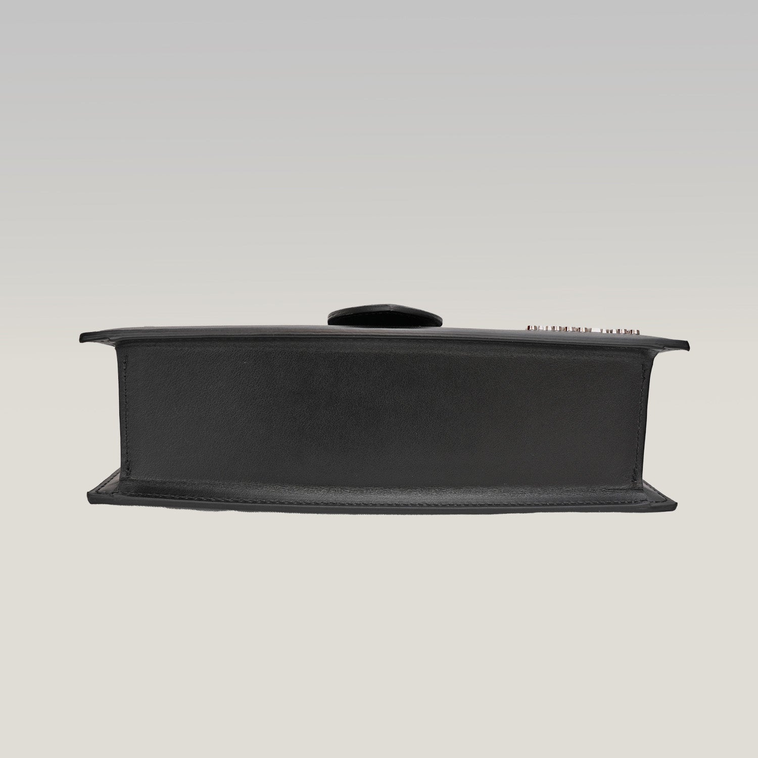 Jacquemus Il Grande Bambino nero con logo argento