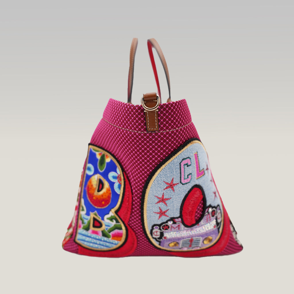 Christian Louboutin Caracaba Small Tote Bag Multicolor