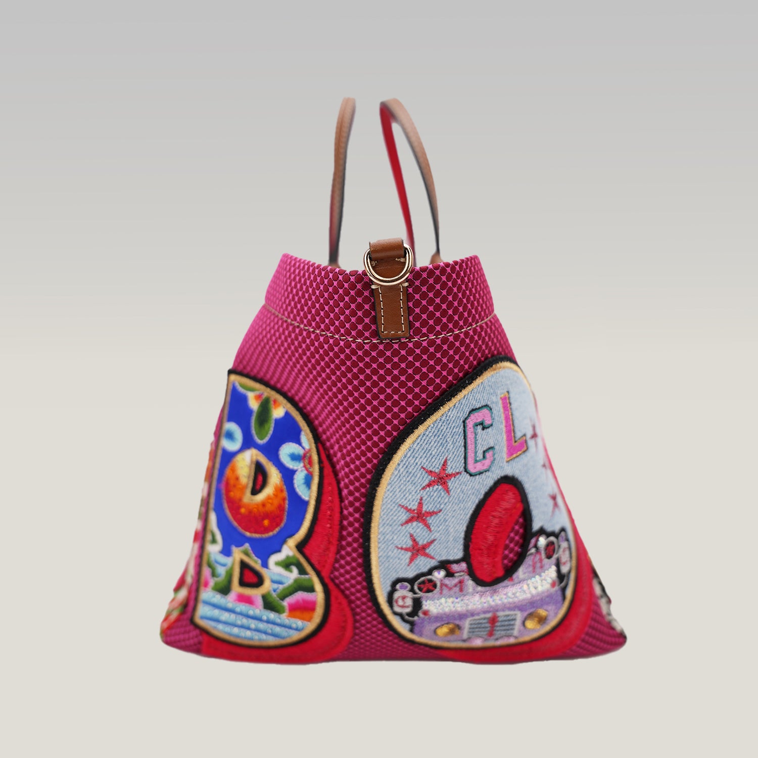 Christian Louboutin Caracaba Small Tote Bag Multicolor