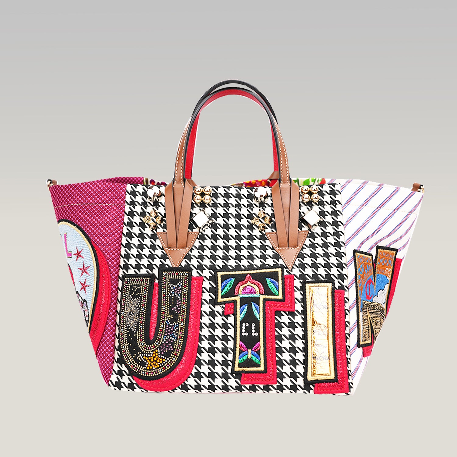 Christian Louboutin Caracaba Small Tote Bag Multicolor
