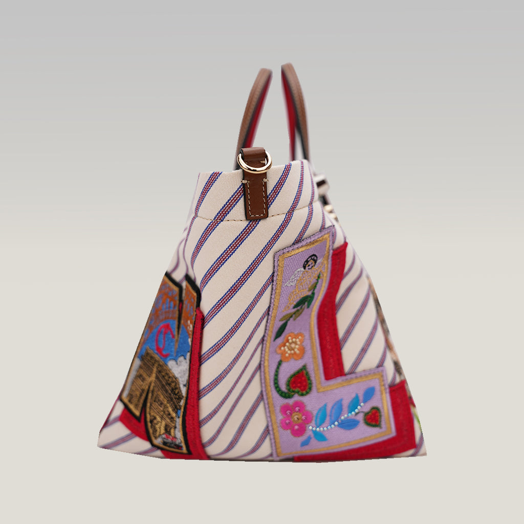 Christian Louboutin Caracaba Small Tote Bag Multicolor