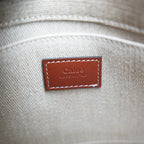 Chloé Tote bag piccola Woody in lino Chloé