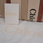 Chloé Tote bag piccola Woody in lino Chloé