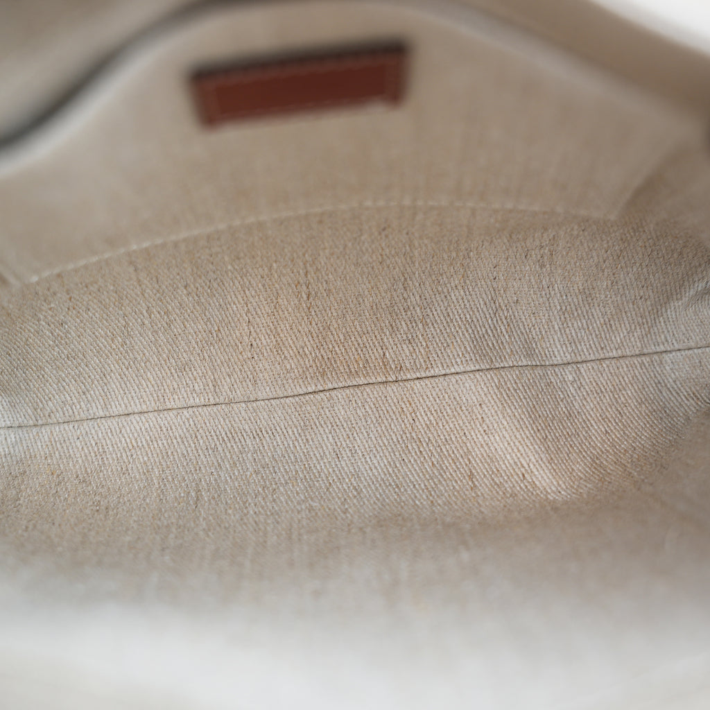 Chloé Tote bag piccola Woody in lino Chloé