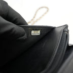 Chanel Trendy CC Quilted Black Shoulder Bag with Gold Clasp 