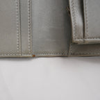 Chanel Camellia Long Wallet in Black with Silver Hardware 