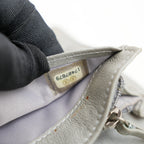 Chanel Camellia Long Wallet in Black with Silver Hardware 