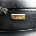 Chanel Le Boy Black Lizard Skin 