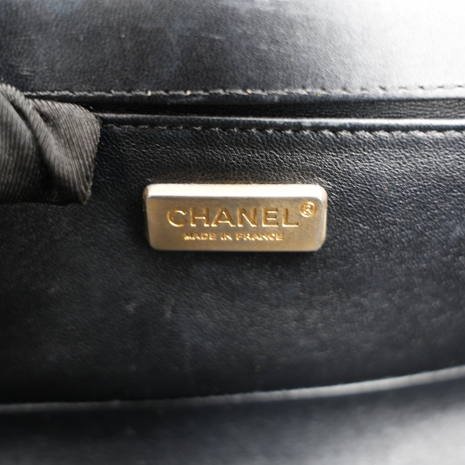 Chanel Le Boy Black Lizard Skin 