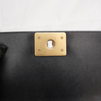 Chanel Le Boy Black Lizard Skin 