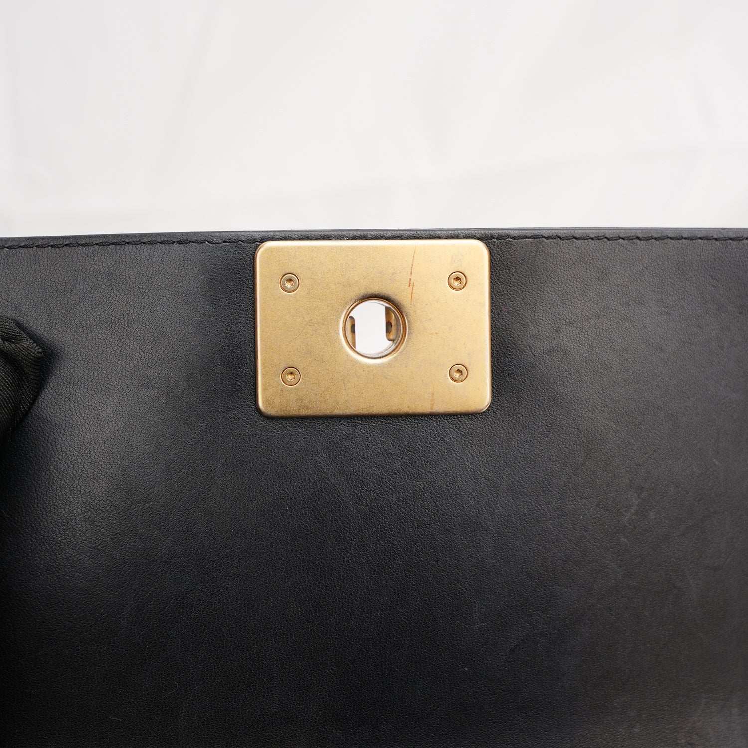 Chanel Le Boy Black Lizard Skin 