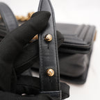 Chanel Le Boy Black Lizard Skin 