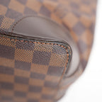 Louis Vuitton Hampstead GM Damier Ebene in Tela Cerata Marrone