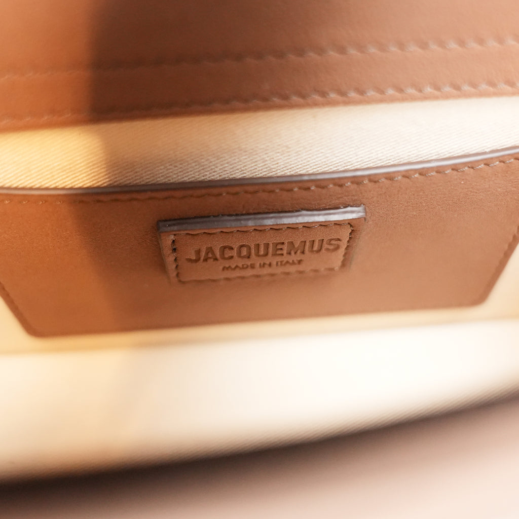 Jacquemus Borsa a Mano in Camoscio Marrone