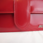 Jacquemus Borsa a Mano in Pelle Verniciata Rossa