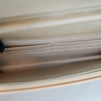 Chanel Wallet On Chain in rafia intrecciata beige