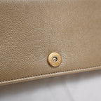 Chanel Wallet On Chain in rafia intrecciata beige