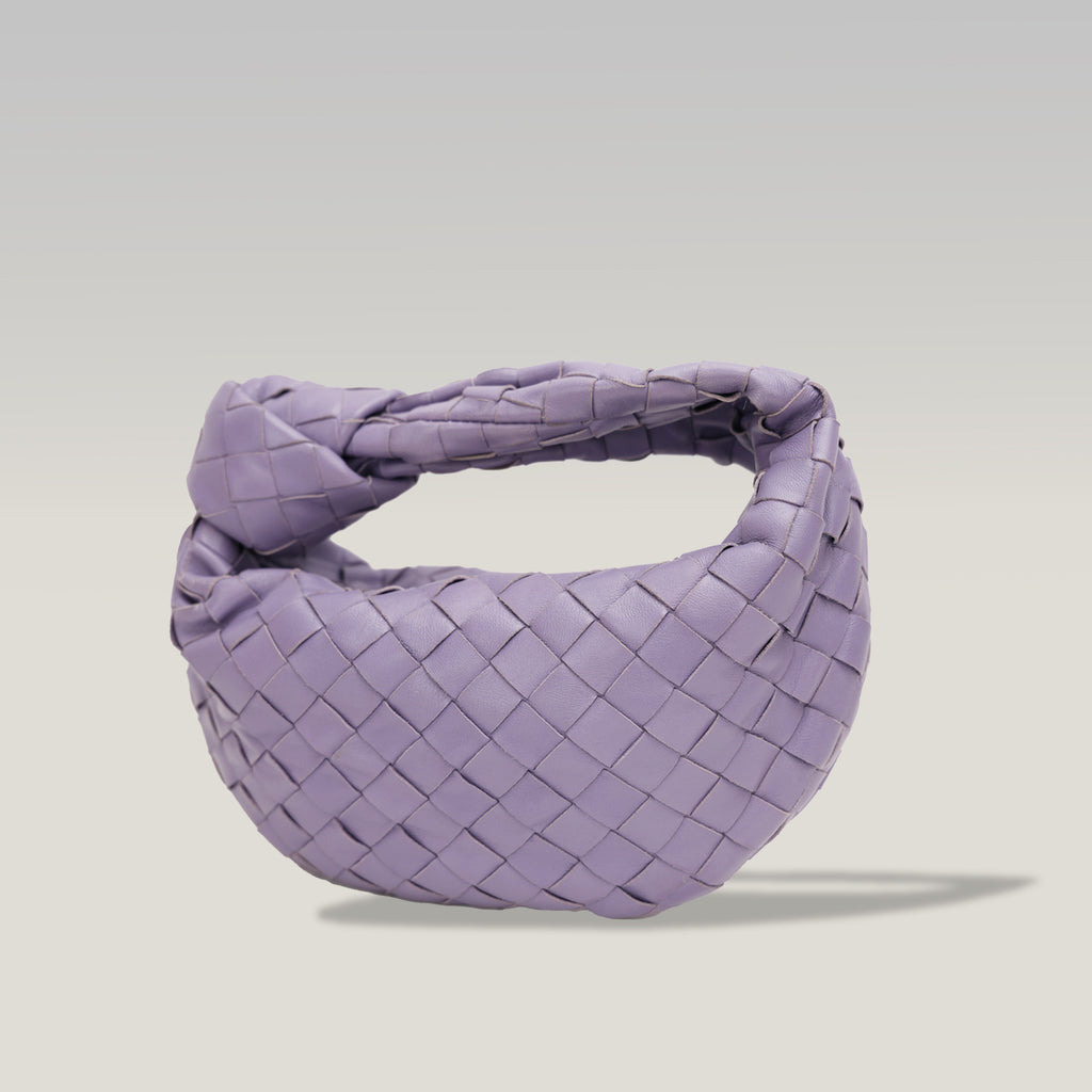 Bottega Veneta Jodie Mini Purple – Woven Leather 