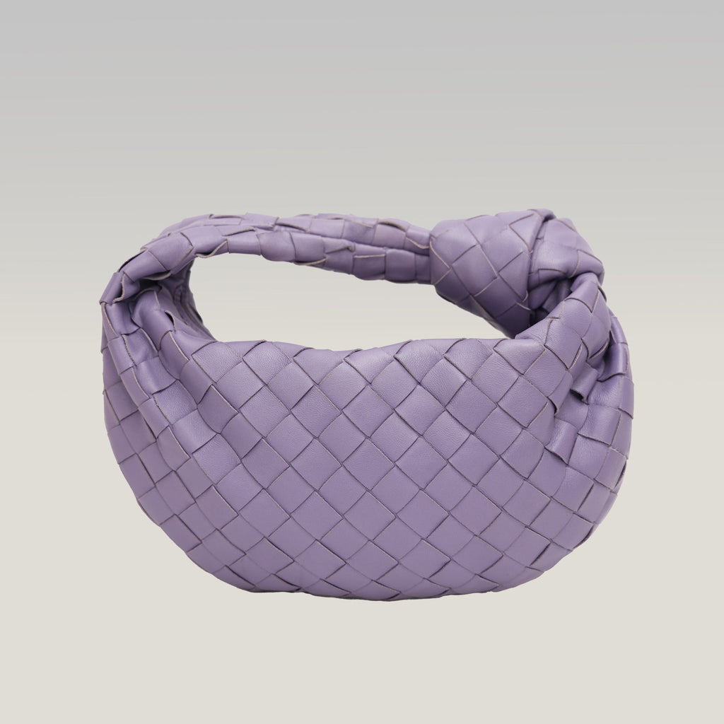 Bottega Veneta Jodie Mini Purple – Woven Leather 