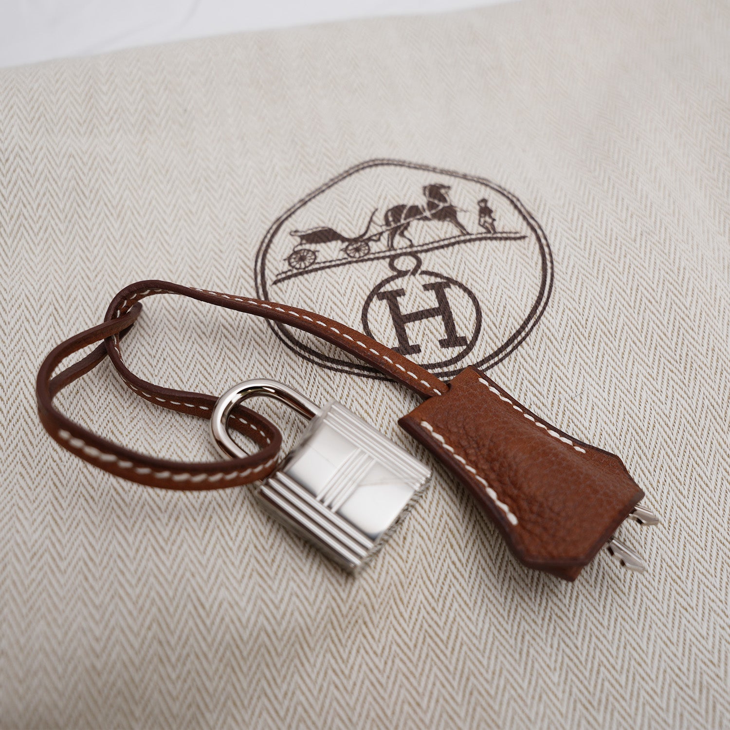 Hermès HAC à Dos large Gold-colored backpack with silver hardware 