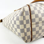 Louis Vuitton Totally PM Damier Azur Borsa Tote Compatta con Tasche Laterali