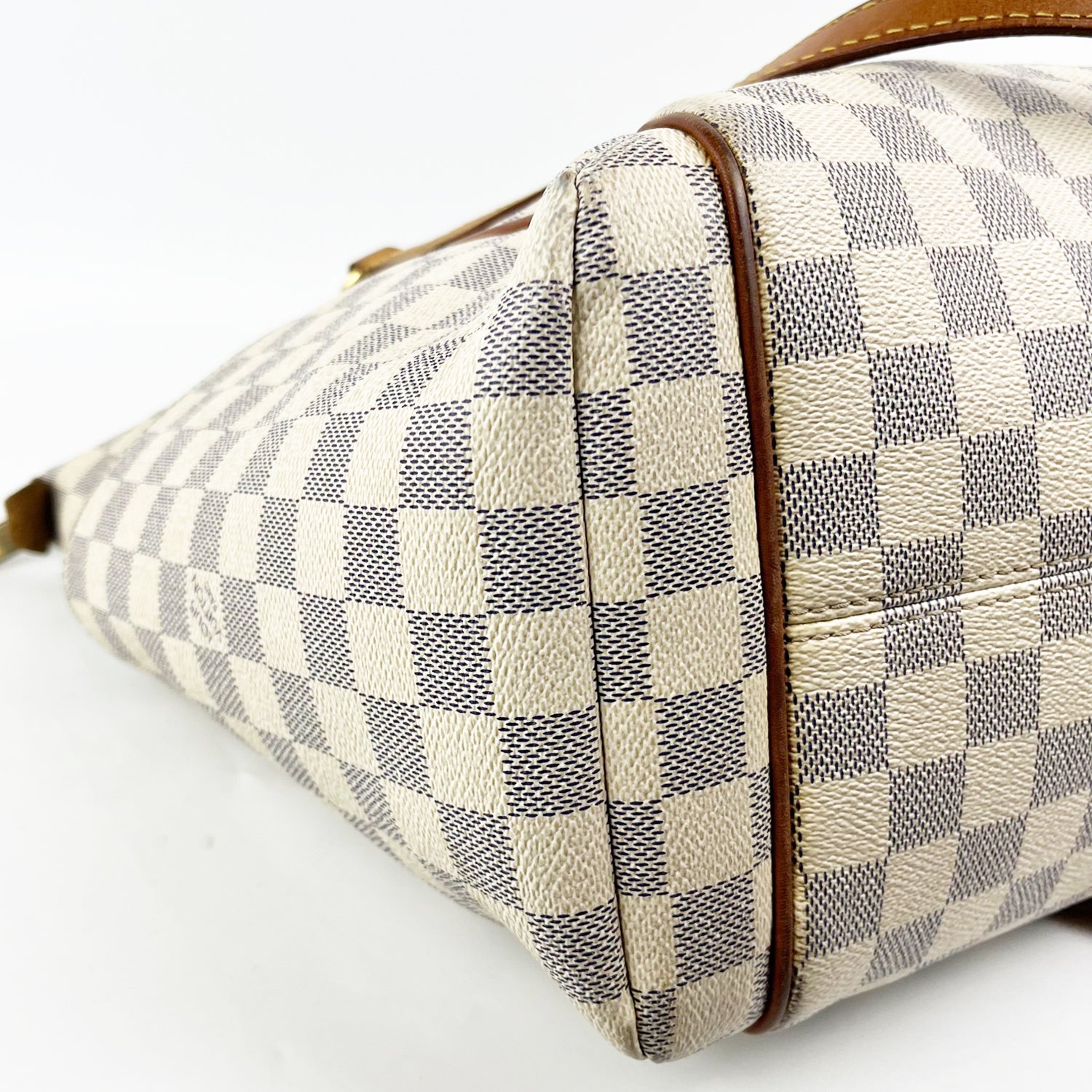 Louis Vuitton Totally PM Damier Azur Borsa Tote Compatta con Tasche Laterali
