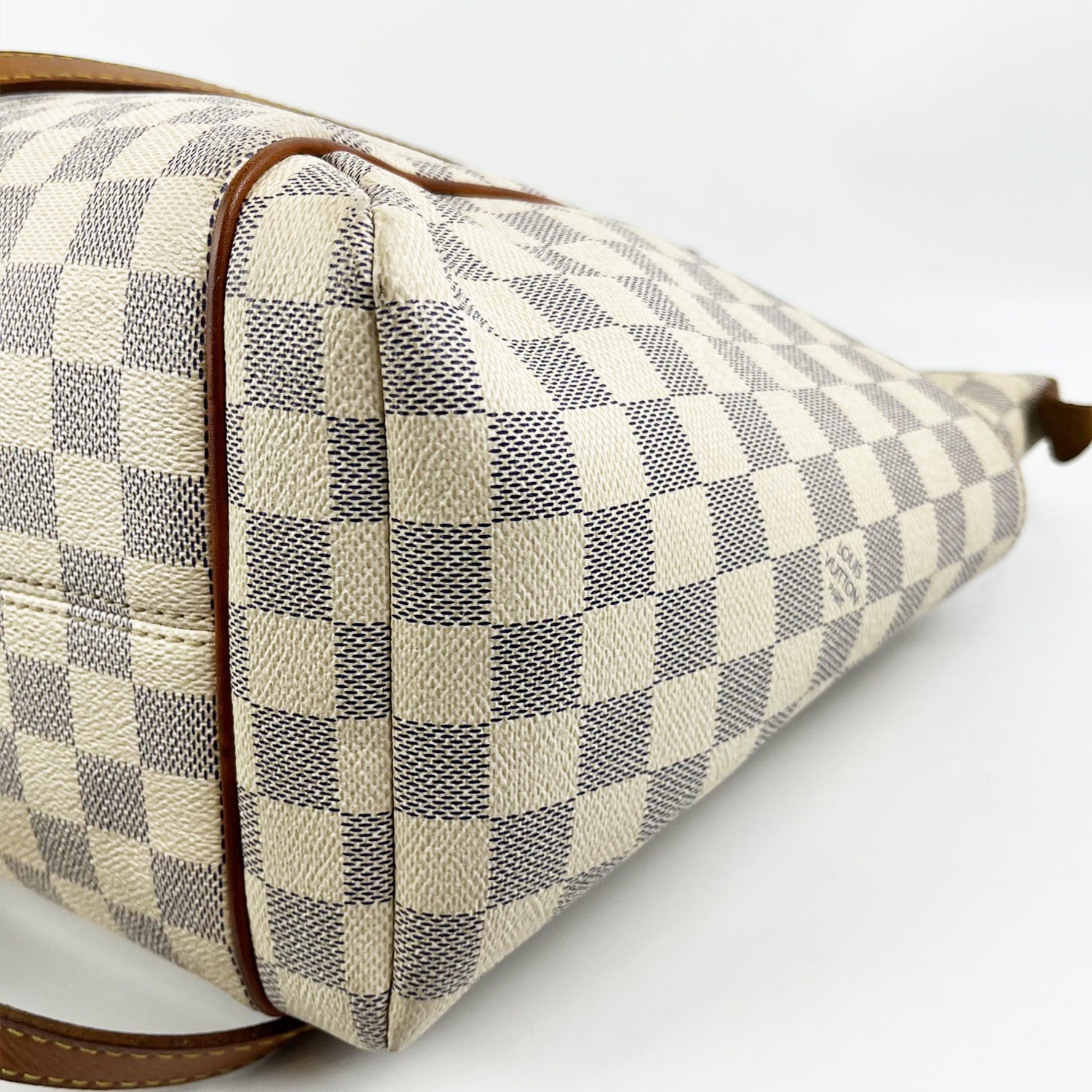 Louis Vuitton Totally PM Damier Azur Borsa Tote Compatta con Tasche Laterali