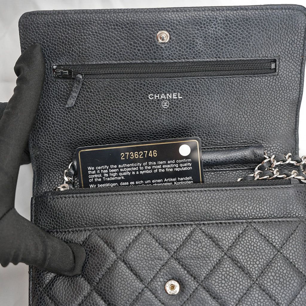 Chanel Wallet on Chain (WOC) Black 
