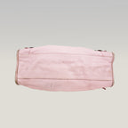 Balenciaga borsa City media in pelle rosa con borchie