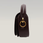 Saint Laurent Voltaire Mezzaluna In Pelle Di Vitello