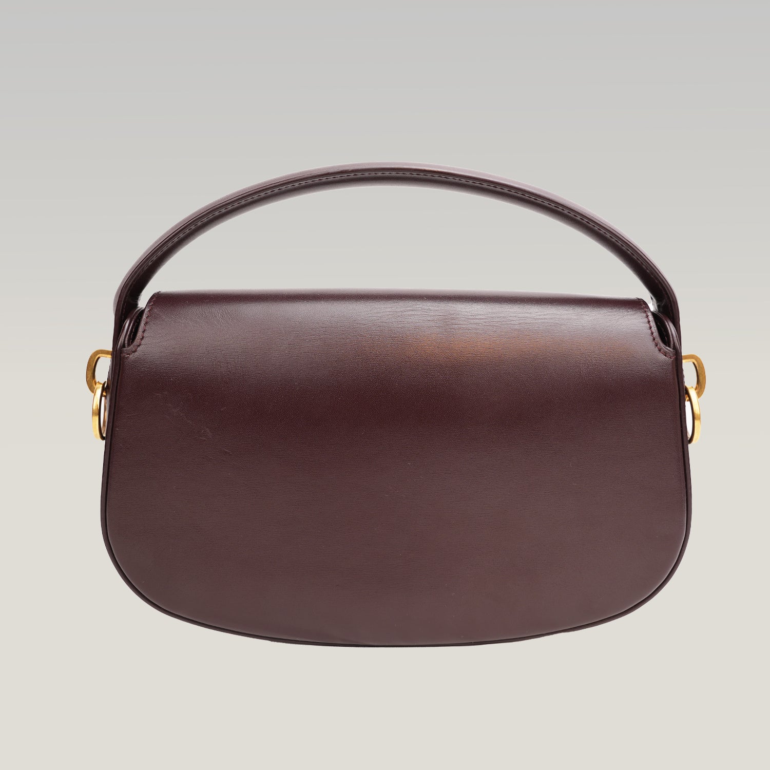 Saint Laurent Voltaire Mezzaluna In Pelle Di Vitello