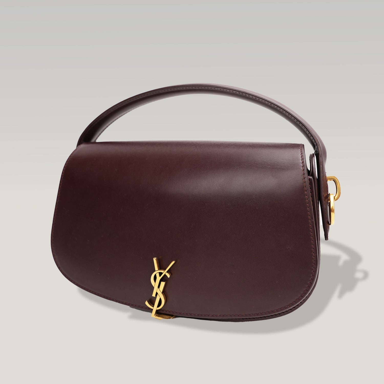 Saint Laurent Voltaire Mezzaluna In Pelle Di Vitello