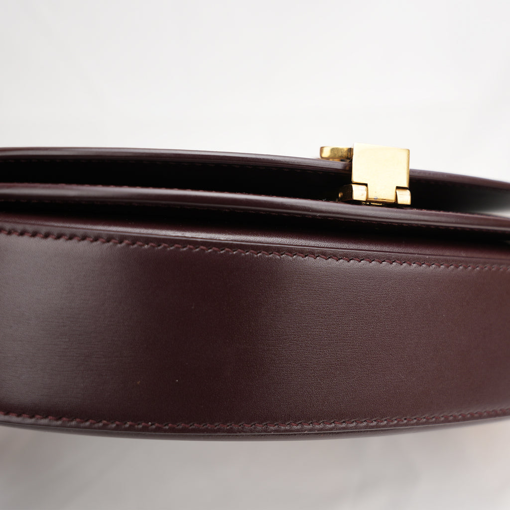 Saint Laurent Voltaire Mezzaluna In Pelle Di Vitello