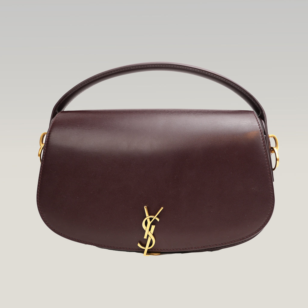 Saint Laurent Voltaire Mezzaluna In Pelle Di Vitello