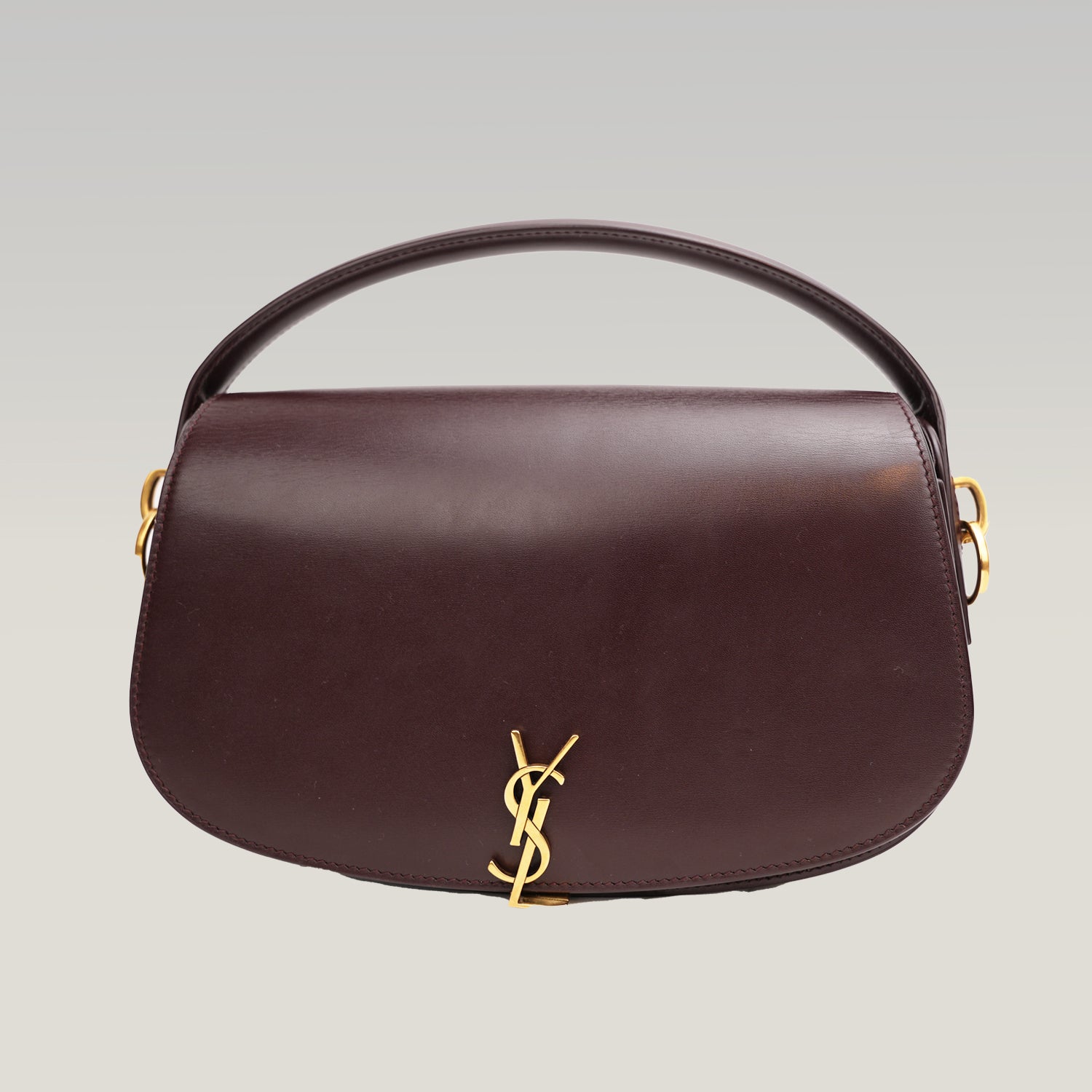 Saint Laurent Voltaire Mezzaluna In Pelle Di Vitello