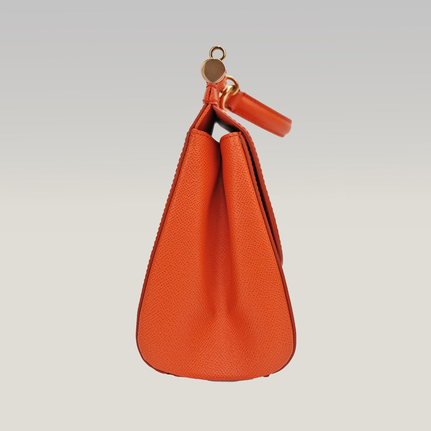 Dolce & Gabbana Sicily 25 Arancione – Borsa a spalla in pelle con tracolla