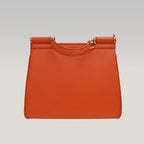 Dolce & Gabbana Sicily 25 Arancione – Borsa a spalla in pelle con tracolla
