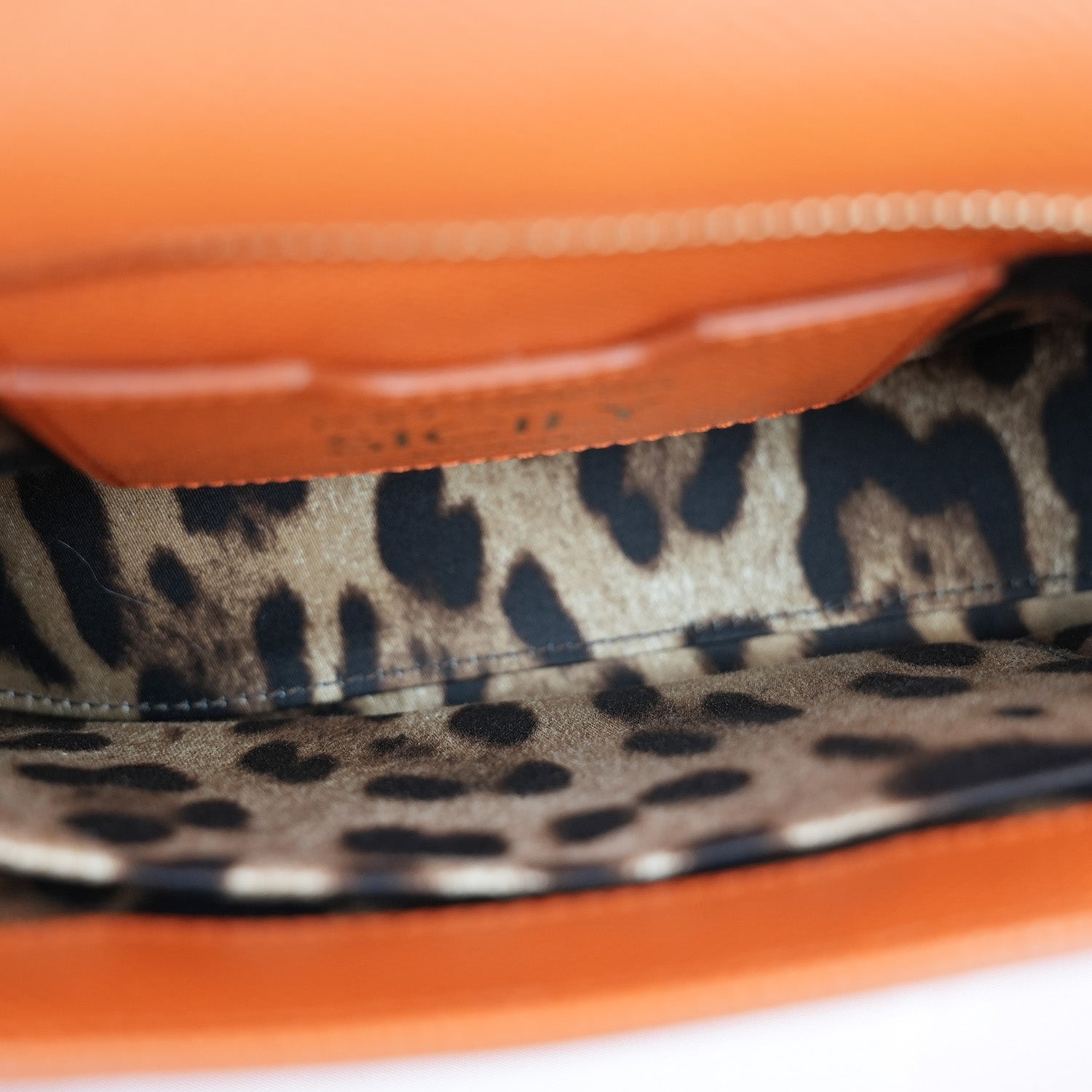 Dolce & Gabbana Sicily 25 Arancione – Borsa a spalla in pelle con tracolla