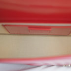 Jacquemus Le Grand Bambino borsa rossa in pelle lucida con logo dorato