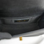Chanel Leboy black shoulder bag with gold hardware 