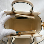 Valentino One Stud – pearl white lambskin mini handbag 