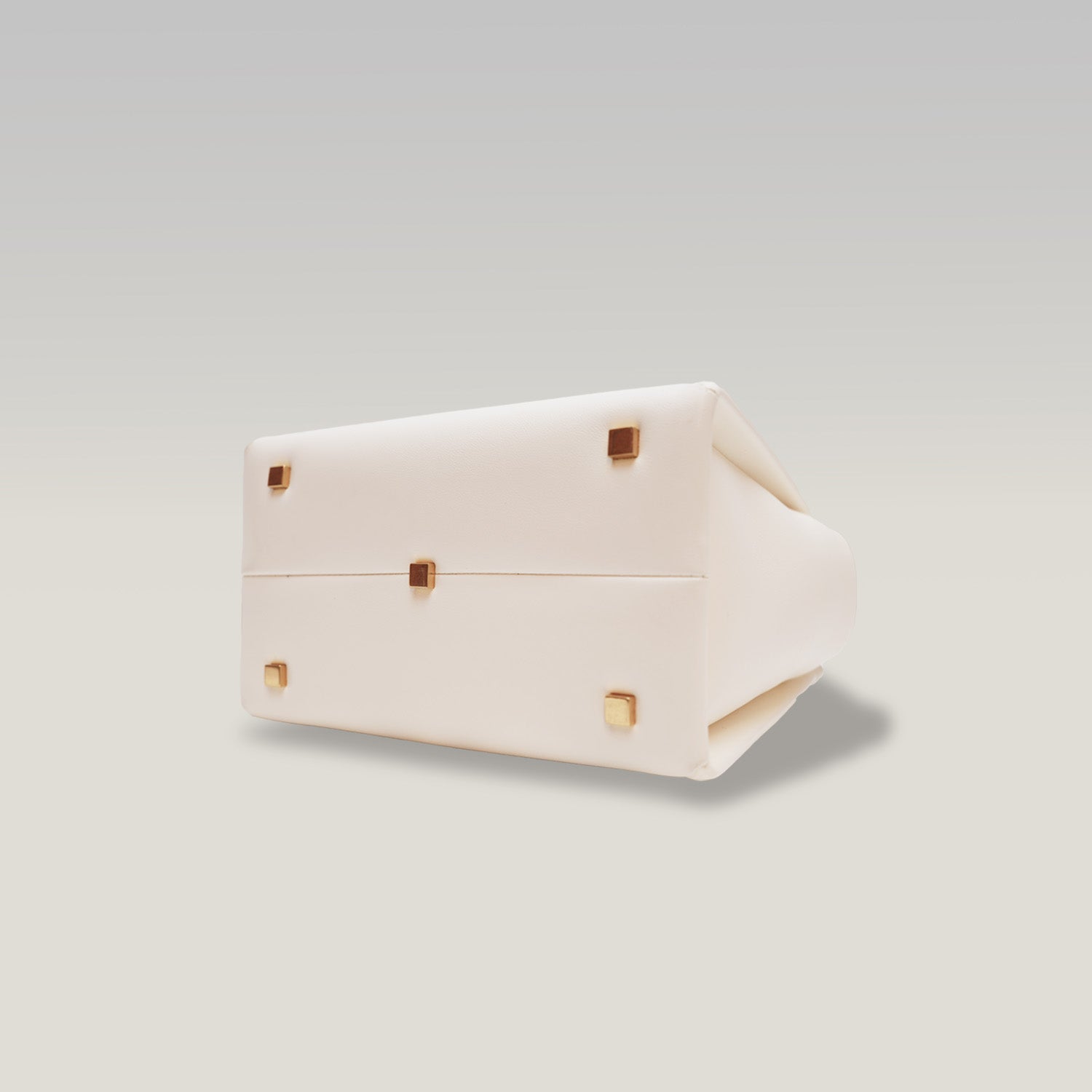 Valentino One Stud – mini borsa a mano in pelle di agnello bianco perla