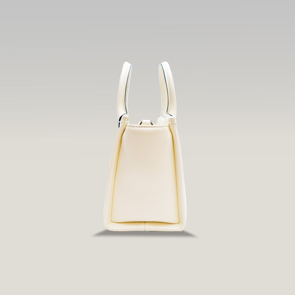 Valentino One Stud – pearl white lambskin mini handbag 
