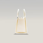 Valentino One Stud – pearl white lambskin mini handbag 