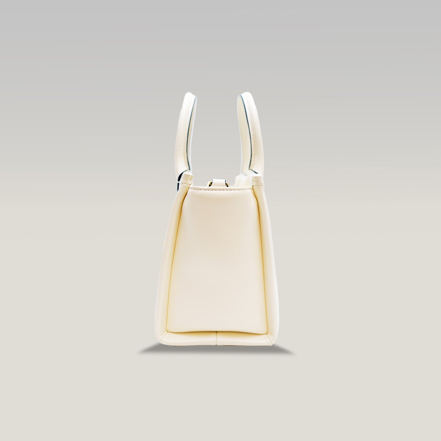 Valentino One Stud – mini borsa a mano in pelle di agnello bianco perla