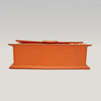 Jacquemus Le Grand Bambino Borsa in Pelle Arancione con Tracolla